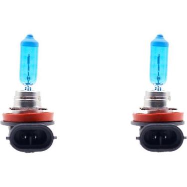 Imagem de Par LÂMpada HalÓGena Super Branca H11 55w 8500k Tech One