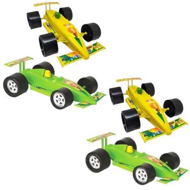 Imagem de Kit 4 Carrinhos Carro Fórmula 1 Brinquedo Presente Criança - Toys