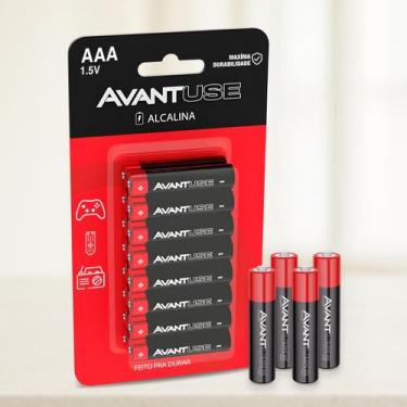 Imagem de Kit 16 Pilhas Alcalina Palito AAA 1.5v Cod: 408030032 Avant Use