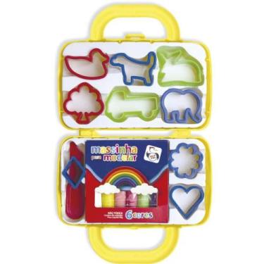 Imagem de Massa para Modelar Criativa Mao NA Massa Maletinha C/ACESS - Pica Pau