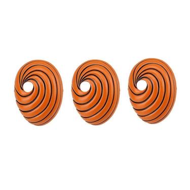 Imagem de Kit 3 Máscara Anime Naruto Cosplay laranja