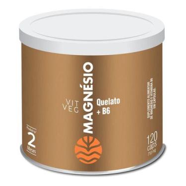 Imagem de Vital Veg Magnésio 710mg 60 Dias 120 Cáps Vital Atman Sabor Without Fl
