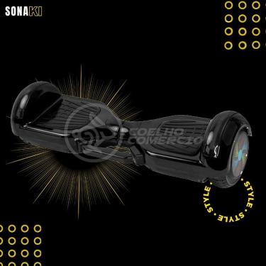 Imagem de Hoverboard Infantil Skate Elétrico Bluetooth - Preto Nº64