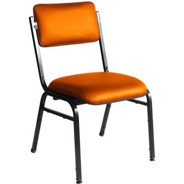 Imagem de Cadeira Empilhável para Auditórios Linha Hotel Smart Laranja