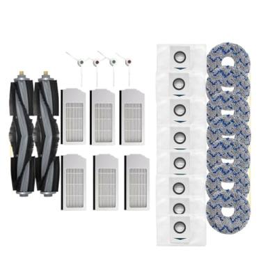 Imagem de Accessories Compatible With Ecovacs Deebot X1 OMNI Turbo / T10 OMNI Turbo/Yeedi KK Dust Bags Hepa Filter Main Side Brush Mop Cloth Parts(28pcs)