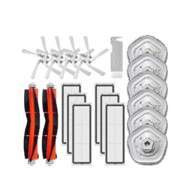 Imagem de Compatible With Dreame Bot W10 / W10 PRO Accessories Robot Vacuum Cleaner HEPA Filter Main Side Brush Mop Cloth Pad Replacement Parts(Blue)