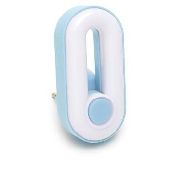 Imagem de Luminárias de Tomada Noturna Bivolt – Luz Suave para Quarto Infantil e Ambientes Aconchegantes (Azul)