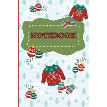 Imagem de Notebook: Cosy Christmas jumper and mittens design with 120 lined pages