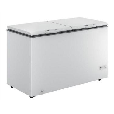 Imagem de Freezer Horizontal 2 Tampas 534L Rodas Consul Branco 220v