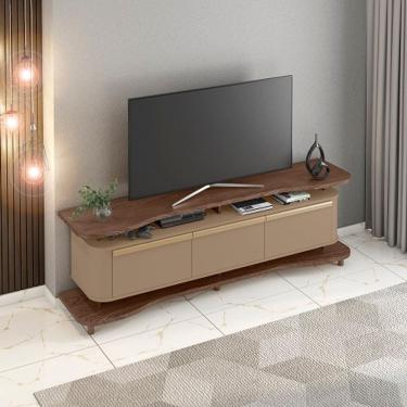 Imagem de Rack Guarapari Carvalho/FendIi - Bechara Móveis