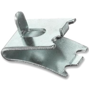 Imagem de (Peça nova) Pacote de 12 clipes de suporte de prateleira de geladeira ou freezer comerciais banhados a zinco serve para 403-168A 831600 912145 912280 918306 918435 920158