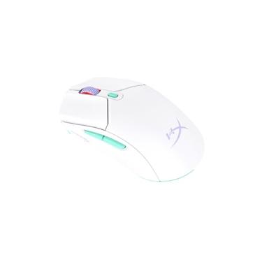 Imagem de Mouse sem Fio HyperX Pulsefire Haste 2 Core Wireless – Bateria de Longa Duração, Leve, Sensor Óptico Personalizável e DPI até 12.000, Conectividade sem Fio Dupla, Branco (‎8R2E7AA)