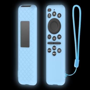 Imagem de Capa de controle remoto para Samsung BN59-01432A/01480L/01432J – Capa protetora de silicone de corpo inteiro, à prova de choque, à prova de poeira, lavável, capa de controle remoto antiderrapante