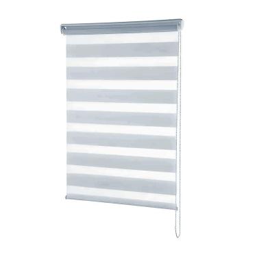 Imagem de Persiana Double Vision Cinza - 1,50m X 1,50m