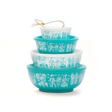 Imagem de Enfeite de Natal vintage com estampa de manteiga – Decoração de árvore de férias retrô em resina