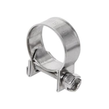 Imagem de Braçadeira de mangueira 5 peças/conjunto de ferramentas de reparo ferragens ajustáveis prendedores de cabo mangueira de duto de tubo de aço inoxidável durável (12-14 mm)