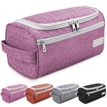 Imagem de Pantheon Bolsa de Higiene Pessoal Masculina – Bolsa de Higiene Pessoal de Viagem Kit de Lavagem para Pendurar Kit de Barbear para Banheiro e Chuveiro – Bolsa de Viagem Masculina Organizador de Higiene