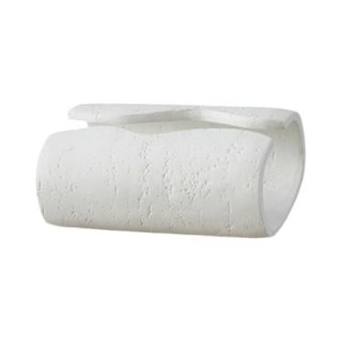 Imagem de Ioensy Porta-lenços com capa para caixa de lenços, dispensador de papel higiênico e porta-guardanapos para sala de estar, Branco