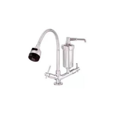 Imagem de Torneira de Parede para Cozinha Gourmet Júnior com Filtro Cromado - Sa