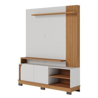 Imagem de Estante De Tv 65 Polegadas 152cm Itaim C04 - D'rossi Cor Off White Mat