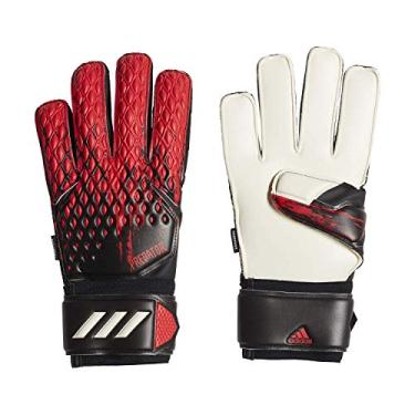 Imagem de adidas Luvas Predator 20 MTC Fingersave (unissex) Preto/Vermelho Ativo 9