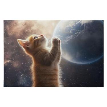 Imagem de CEBUGI Tapete de área 60 x 90 cm, macio, lavável, antiderrapante, com suporte de borracha, tapetes fofos para sala de estar, quarto, decoração de casa