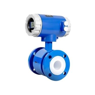 Imagem de Medidor de Fluxo Digital Eletromagnético DN10 DN15 DN20 DN25 Águas Residuais Lama Líquida Água do Mar Medidores de Fluxo 4-20mA RS485 (Cor: DN40 Cor Prata)