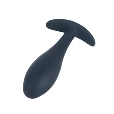 Imagem de Plug Anal 7,1x2,4cm Para Iniciantes Em Silicone Tamanho P Brinquedo Adulto Confortável PL142P