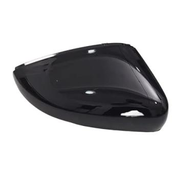 Imagem de Capas de asa para espelho retrovisor Vw para Polo Mk5 6R 6C tampas de asa lateral esquerda direita acessórios de carro capa traseira externa (preto brilhante 1 par)