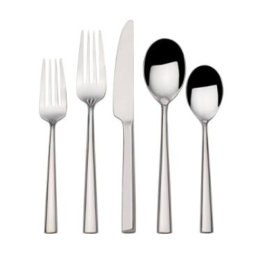 Imagem de Mikasa Conjunto de talheres de aço inoxidável Verdi 18.0, 20 peças, serviço para 4 pessoas