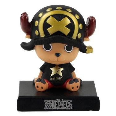 Imagem de Suporte de telefone Bobble Head Luffy Shake Head, modelo de 12 cm - Gl