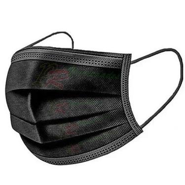 Imagem de Máscara Descartável Fênix Cor Preta Caixa Com 50 Unidades - FENIX