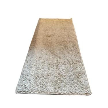 Imagem de Tapete Soft Antiderrapante Antialérgico 1,00x0,50 para Quarto Beira de Cama e Entradas(perola)