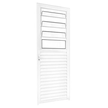 Imagem de Porta basculante lambril branca esquerda 2,10 x 0,70 - ALFA ESQUADRIAS