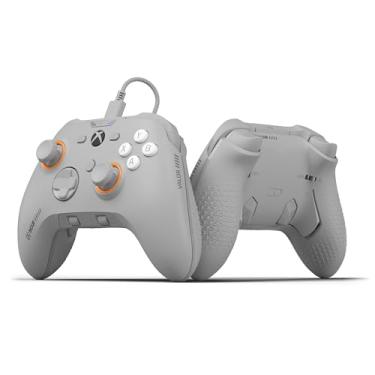 Imagem de SCUF VALOR PRO Wired Performance Xbox Controller – Customizable Back Paddles, Instant Triggers, Hall Effect Thumbsticks, Audio Controls, Xbox Series X|S, Xbox One, Windows PC – Light Gray