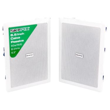 Imagem de Par Arandela Embutir Retangular 6,5 60W SK-ARQ60 - SKYPIX