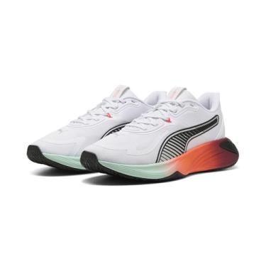 Imagem de PUMA Tênis unissex Pwr Hybrid Tr Cross Trainer, Puma Rubi vermelho brilhante branco brilhante derretimento menta, 36/37 BR