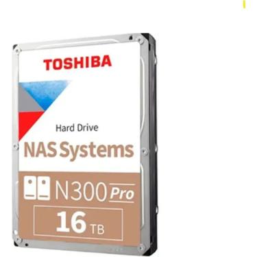 Imagem de HD Interno Toshiba 16TB SATA3 N300 PRO NAS HDWG51GXZSTBI