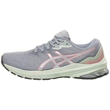 Imagem de ASICS T nis de corrida feminino GT-1000 11, Cinza Piedmont/prata pura, 9
