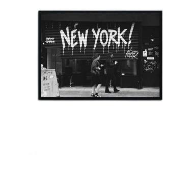 Imagem de Quadro Fotografia Cena New York 24X18Cm - Com Vidro
