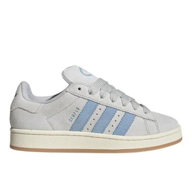 Imagem de adidas Tênis unissex Campus ADV – skate, atlético e tênis, Cinza/branco creme/céu claro, 6.5