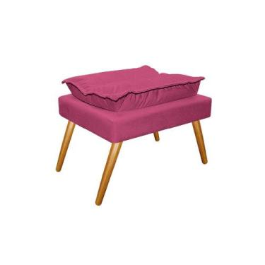 Imagem de Puff Opala Palito Sintético Pink - Amarena Móveis