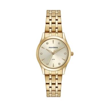 Imagem de Kit Relógio Mondaine Analógico 32610lpmkde1k1 Dourado