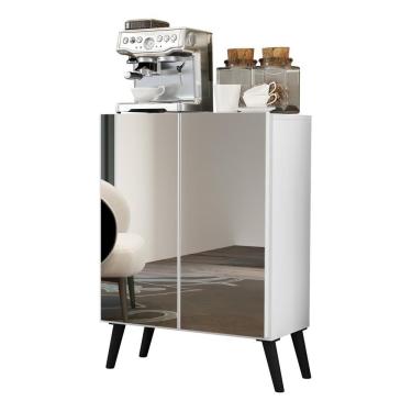 Imagem de Aparador Cantinho do Café e 2 Portas Multimóveis Branco