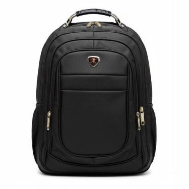 Imagem de Mochila De Costas Preta Com Cabo De Aço 18cm Hai Brasil