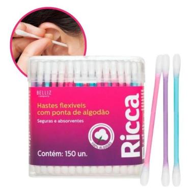Imagem de Ricca hastes flexíveis com ponta de algodão contonete