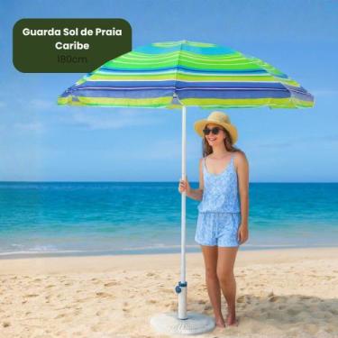 Imagem de Guarda Sol de Praia Caribe - 180cm - NAUTIKA