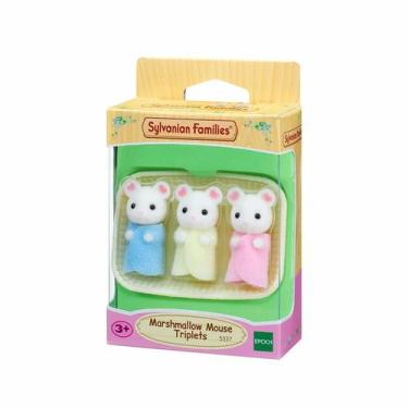 Imagem de Trigemeos rato marshmallow - sylvanian families