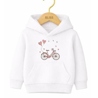 Imagem de Moletom Canguru Infantil Estampa Biciclietinha 1023 Passeio Escola Con