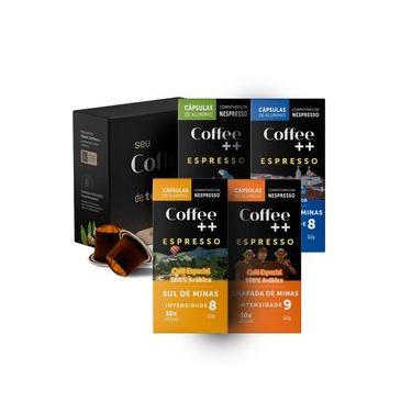 Imagem de Kit de Cápsulas de Café Coffee Mais, compatível com Nespresso, contém 40 cápsulas